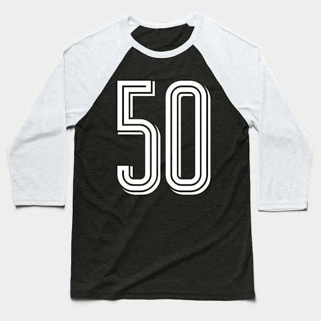 Inline 50 Baseball T-Shirt by colorsplash